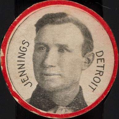 1912 Colgan's Chips Red Border Hugh Jennings # Baseball Card