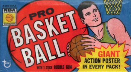 1970 Unopened Packs 1970 Topps Wax Pack #70twp Basketball Card