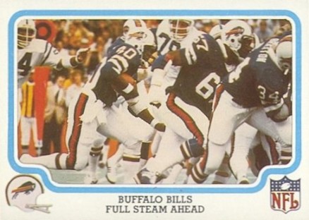 1979 Fleer Team Action Bills-Full steam ahead #5 Football Card