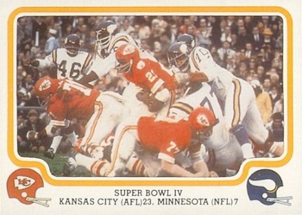1979 Fleer Team Action Super Bowl IV #60 Football Card