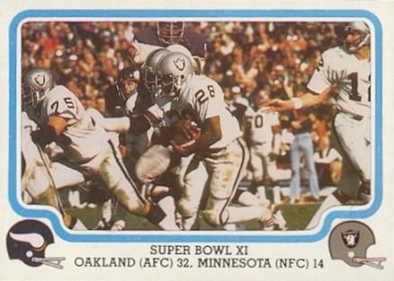 1979 Fleer Team Action Super Bowl XI #67 Football Card