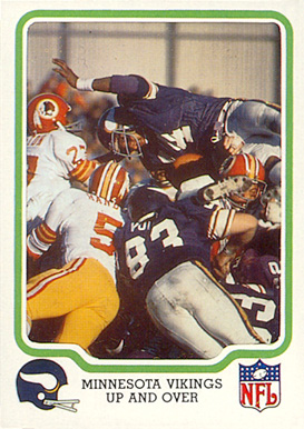 1979 Fleer Team Action Vikings-Up and Over #29 Football Card