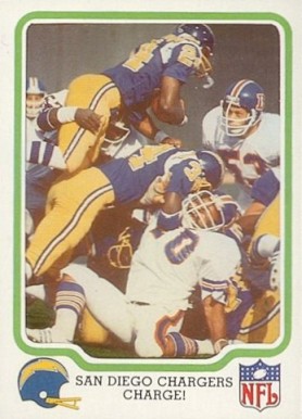 1979 Fleer Team Action Chargers-Charge! #47 Football Card