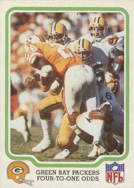 1979 Fleer Team Action Packers-Four-to-one odds #20 Football Card