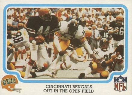 1979 Fleer Team Action Bengals-Out in the open field #9 Football Card