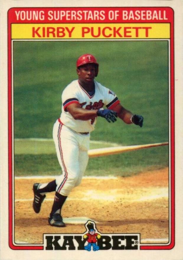 1986 Kaybee Young Superstars Kirby Puckett #25 Baseball Card