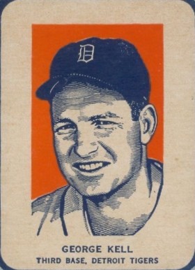 1952 Wheaties George Kell # Baseball Card