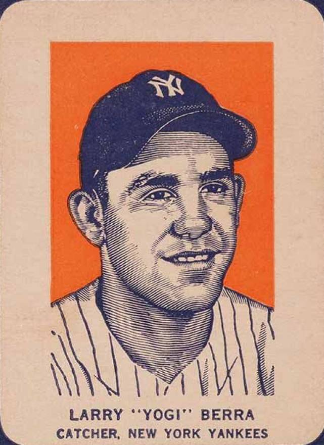 1952 Wheaties Yogi Berra # Baseball Card