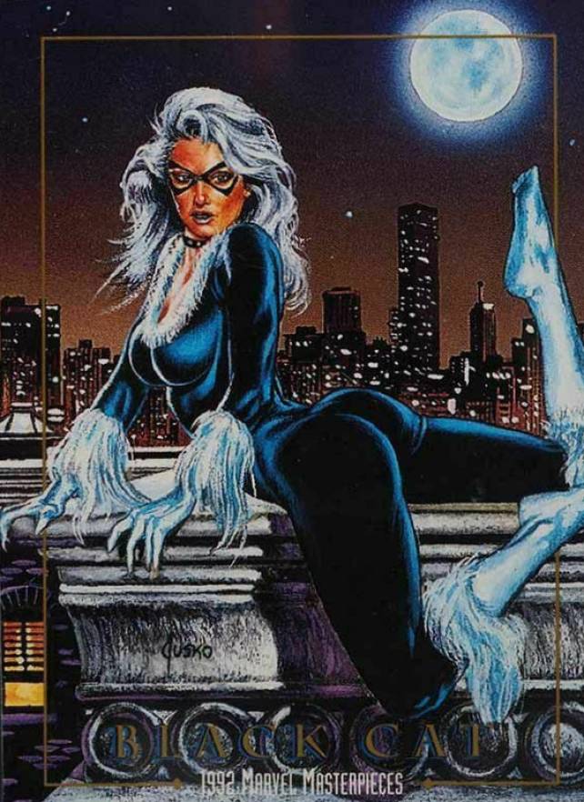 1992 Marvel Masterpieces Black Cat #5 Non-Sports Card