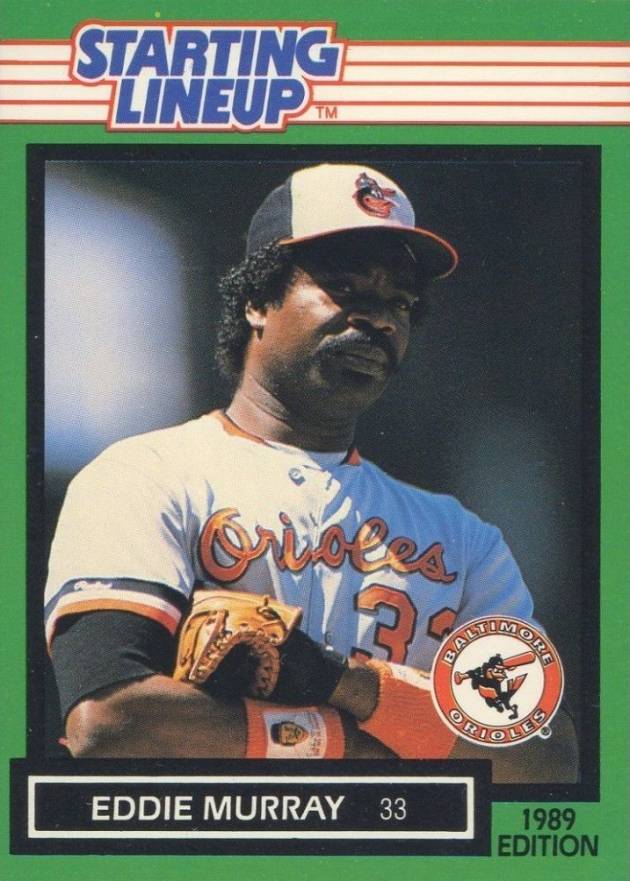 1989 Kenner Starting Lineup Eddie Murray # Baseball Card