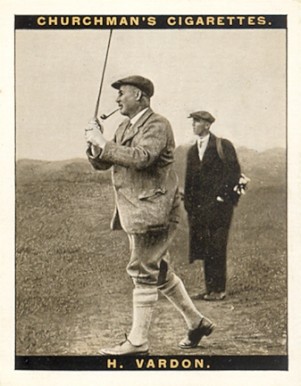 1927 W.A. & A.C. Churchman Famous Golfers Ser.of 12 Harry Vardon #11 Golf Card