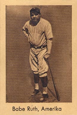 1932 Abdulla & Co. Sport Records Babe Ruth #196 Baseball Card