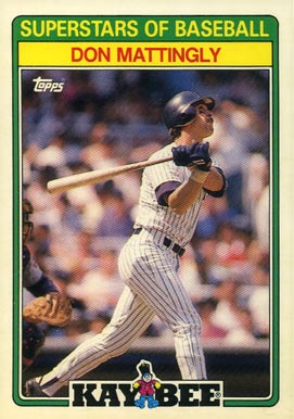 1988 Kaybee Superstars of Baseball Don Mattingly #16 Baseball Card