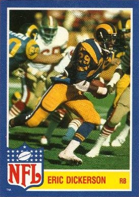 1984 Topps NFL Stars Eric Dickerson #2 Football Card