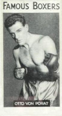 1930 Singleton & Cole Famous Boxers Otto Von Porat #21 Other Sports Card