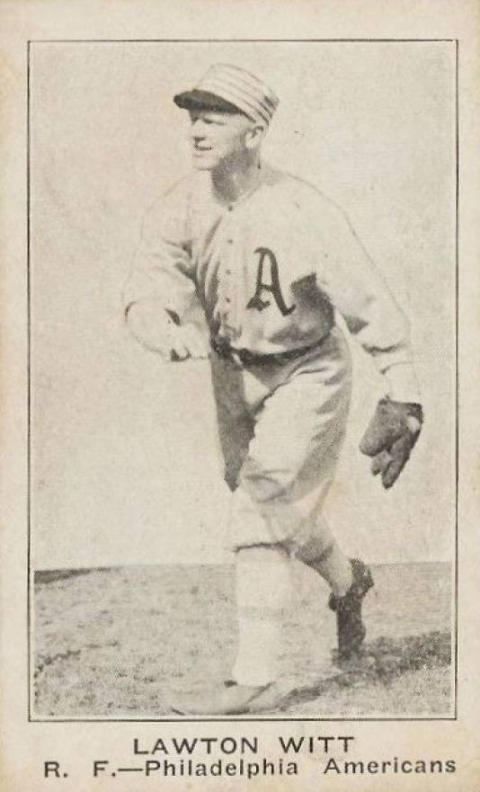 1921 Clarks Bread Lawton Witt # Baseball Card