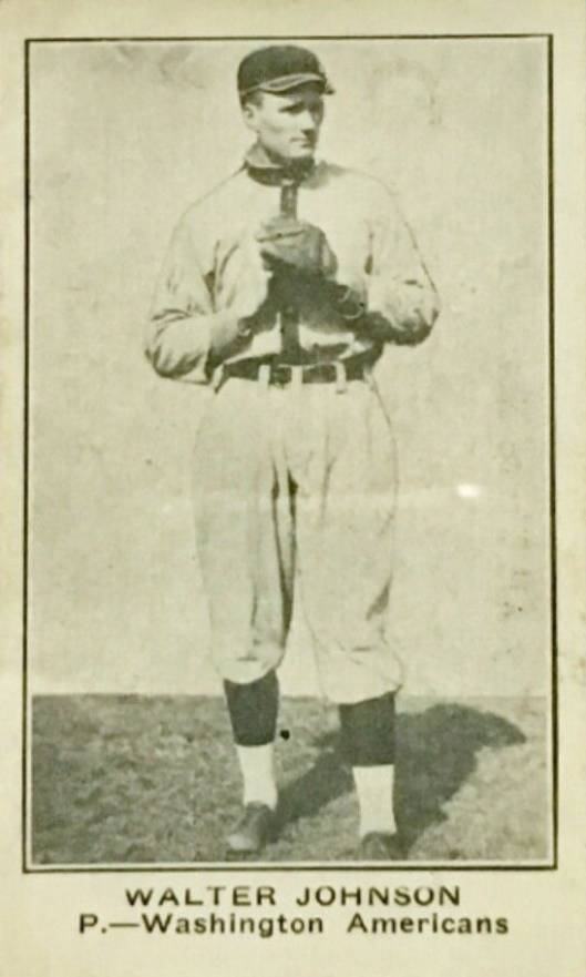 1921 Clarks Bread Walter Johnson # Baseball Card