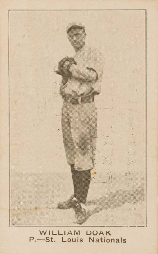 1921 Clarks Bread William Doak # Baseball Card