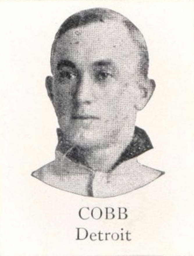1909 Colgan's Chips Square Proofs Ty Cobb # Baseball Card