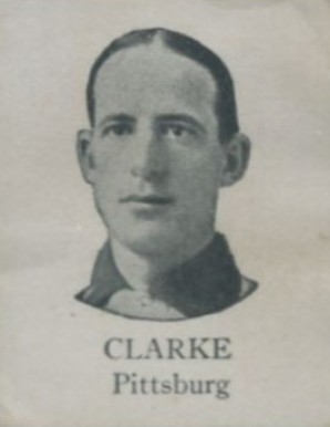 1909 Colgan's Chips Square Proofs Fred Clarke # Baseball Card