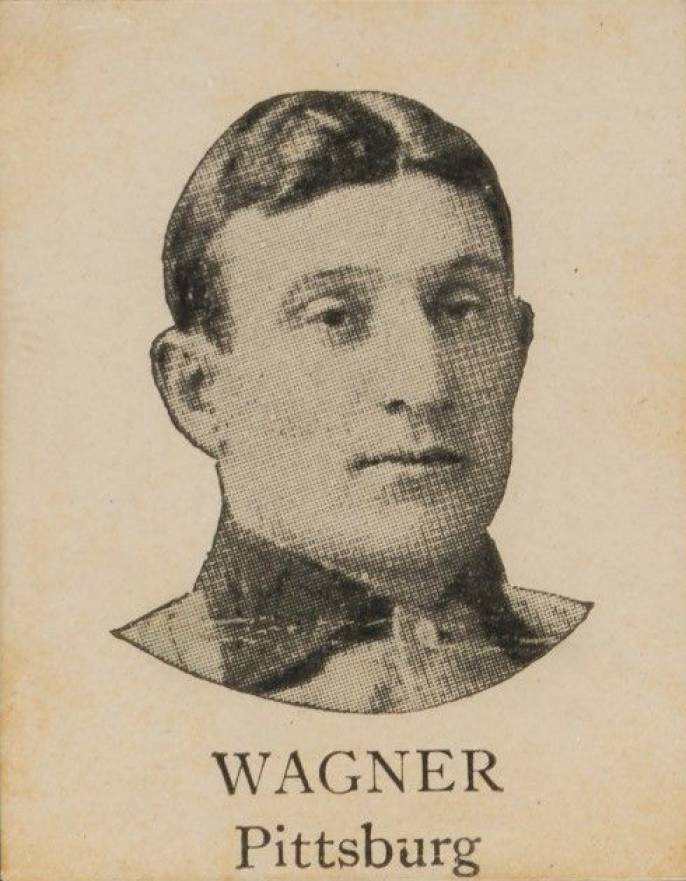 1909 Colgan's Chips Square Proofs Wagner, Pittsburg # Baseball Card