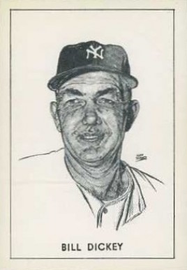 1950 Callahan Hall of Fame Bill Dickey # Baseball Card