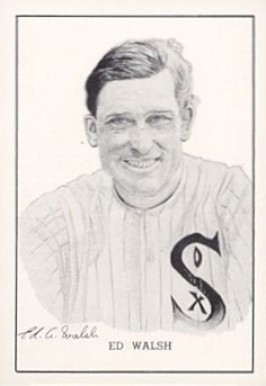 1950 Callahan Hall of Fame Ed Walsh # Baseball Card
