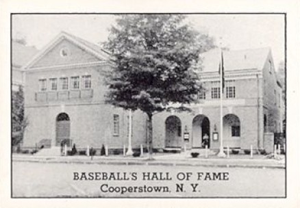 1950 Callahan Hall of Fame Museum Exterior # Baseball Card