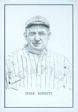1950 Callahan Hall of Fame Jesse Burkett # Baseball Card