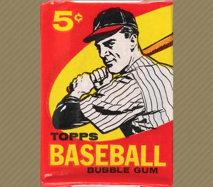 1950 Unopened Packs (1950's) 1959 Topps 5 Cent Wax Pack #59T5WP Baseball Card