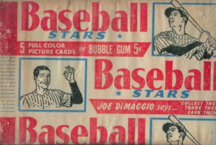 1950 Unopened Packs (1950's) 1953 Bowman Color 5 Cent Wax Pack #53bc5wp Baseball Card