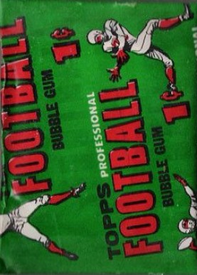 1950 Unopened Packs (1950's) 1956 Topps 1 Cent Wax Pack #56T1cwp Football Card
