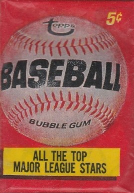 1960 Unopened Packs (1960's) 1966 Topps 5 Cent Wax Pack #66T5WP Baseball Card