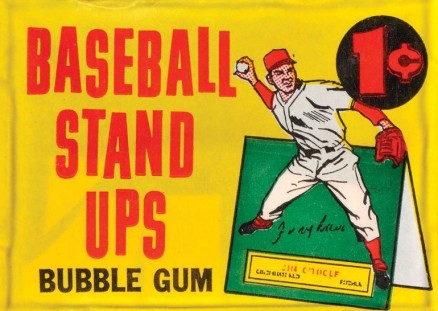 1960 Unopened Packs (1960's) 1964 Topps Stand Up 1 Cent Wax Pack #64tsu1cwp Baseball Card