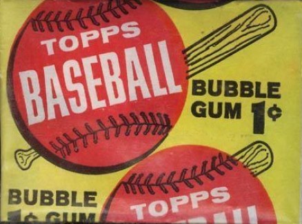 1960 Unopened Packs (1960's) 1963 Topps 1 Cent Wax Pack #63T1cw- Baseball Card