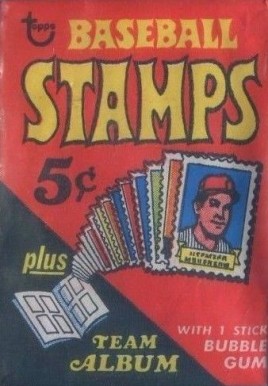 1960 Unopened Packs (1960's) 1969 Topps Stamps Pack #69Ts Baseball Card