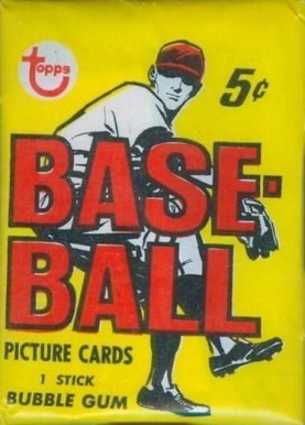 1960 Unopened Packs (1960's) 1968 Topps Wax Pack #68TWP Baseball Card
