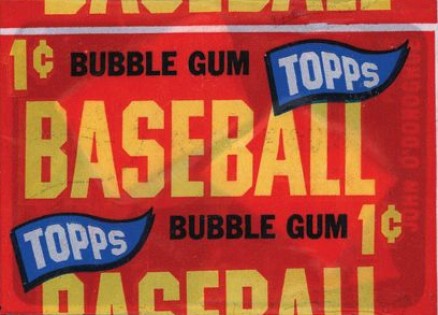 1960 Unopened Packs (1960's) 1965 Topps 1 Cent Wax Pack #65T1CWP Baseball Card