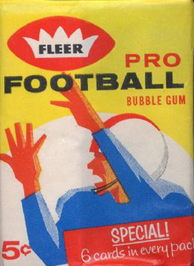 1960 Unopened Packs (1960's) 1962 Fleer Wax Pack #62Fwp Football Card