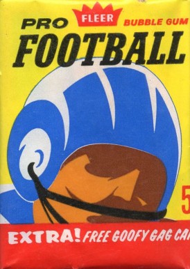 1960 Unopened Packs (1960's) 1963 Fleer Wax Pack #63Fwp Football Card