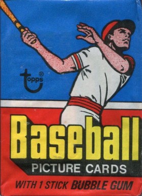 1970 Unopened Packs (1970's) 1977 Topps Wax Pack #77Twp Baseball Card