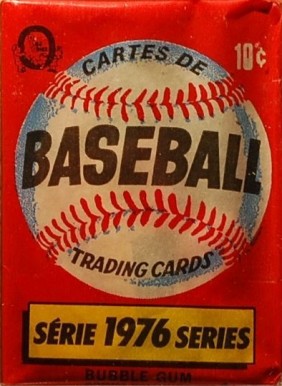 1970 Unopened Packs (1970's) 1976 O-Pee-Chee Wax Pack #76OPCWP Baseball Card