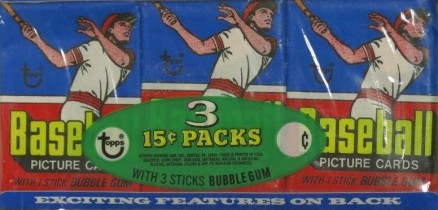 1970 Unopened Packs (1970's) 1977 Topps Wax Pack Tray #77TWPT Baseball Card