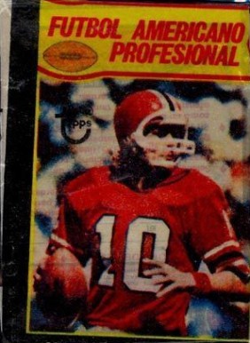 1970 Unopened Packs (1970's) 1977 Topps Mexican Wax Pack #77TMwp Football Card