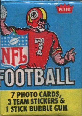 1970 Unopened Packs (1970's) 1979 Fleer Wax Pack #79Fwp Football Card