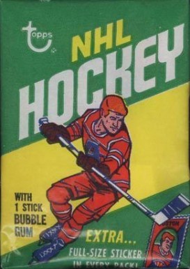 1970 Unopened Pack (1970's) 1970 Topps Wax Pack #70twp Hockey Card