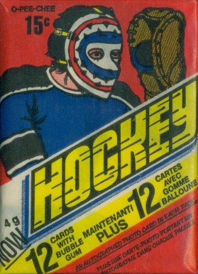 1970 Unopened Pack (1970's) 1977 O-Pee-Chee Wax Pack #77OPCwp Hockey Card
