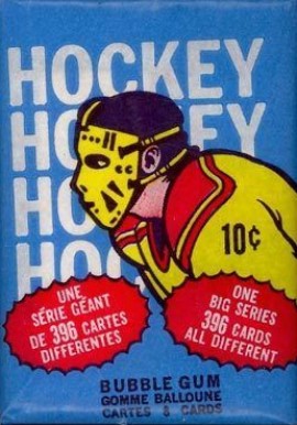 1970 Unopened Pack (1970's) 1974 O-Pee-Chee Wax Pack #74OPCwp Hockey Card