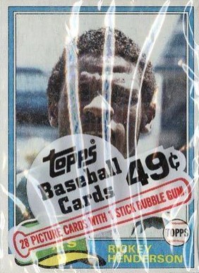 1980 Unopened Packs (1980's) 1981 Topps Cello Pack #81TCP Baseball Card