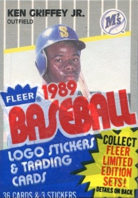 1980 Unopened Packs (1980's) 1989 Fleer Cello Pack #89FCP Baseball Card